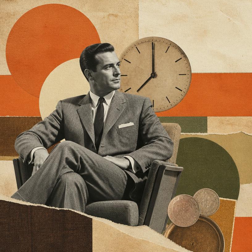Collage artwork for No. 1 · Desk Hours