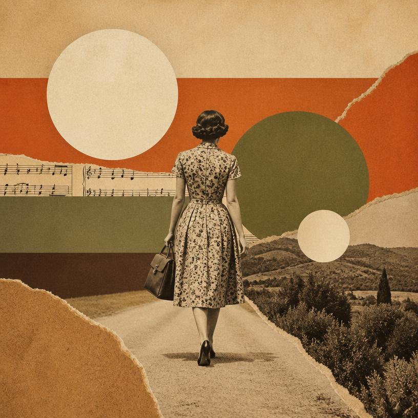Collage artwork for No. 2 · The Long Afternoon